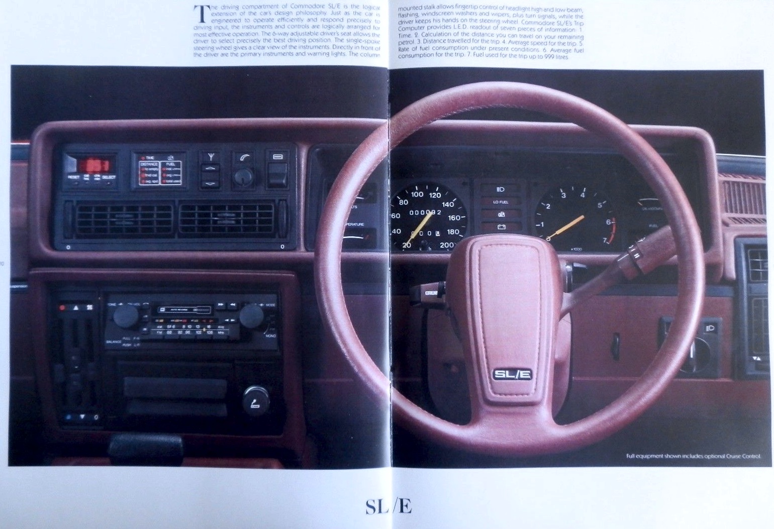 1981 Holden Commodore VH SL/E Brochure Page 7